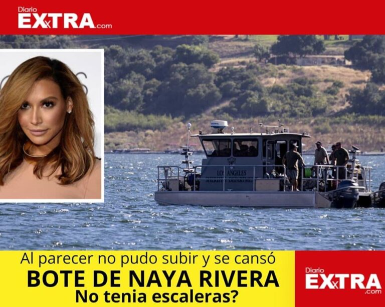 #NayaRivera no habría podido subir al bote