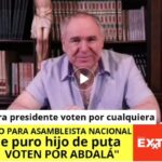 Abdalá Bucaram Vote por Abdalá de puro hijo de puta asambleista nacional