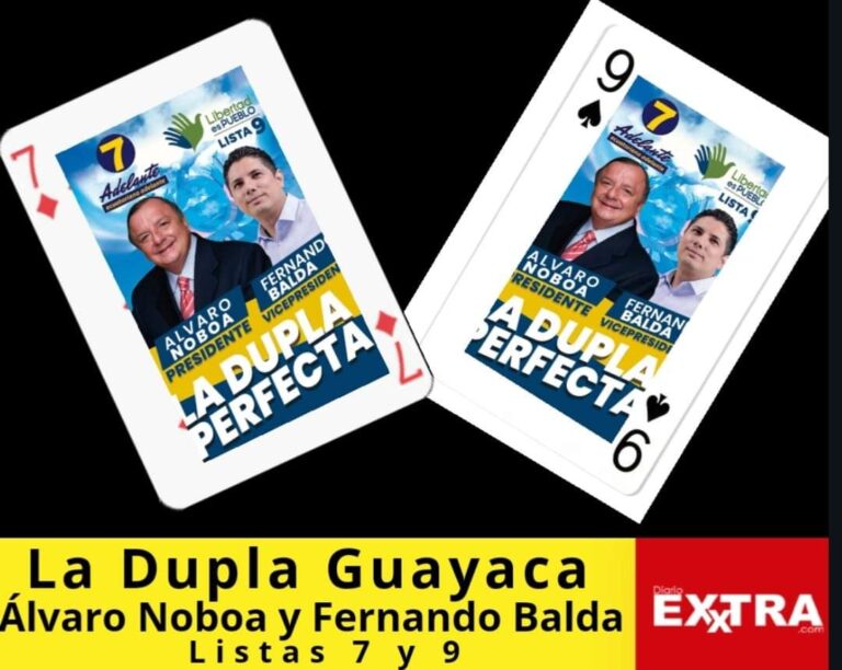 Álvaro Noboa Fernando Balda Binomio