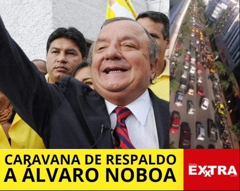 Álvaro Noboa caravana Samborondón
