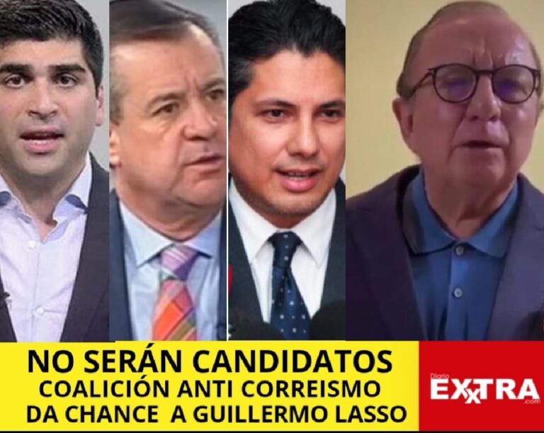 Álvaro Noboa no será presidente coalición anticorreismo