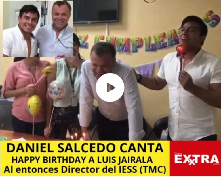 Daniel Salcedo Luis Jairala cumpleaños