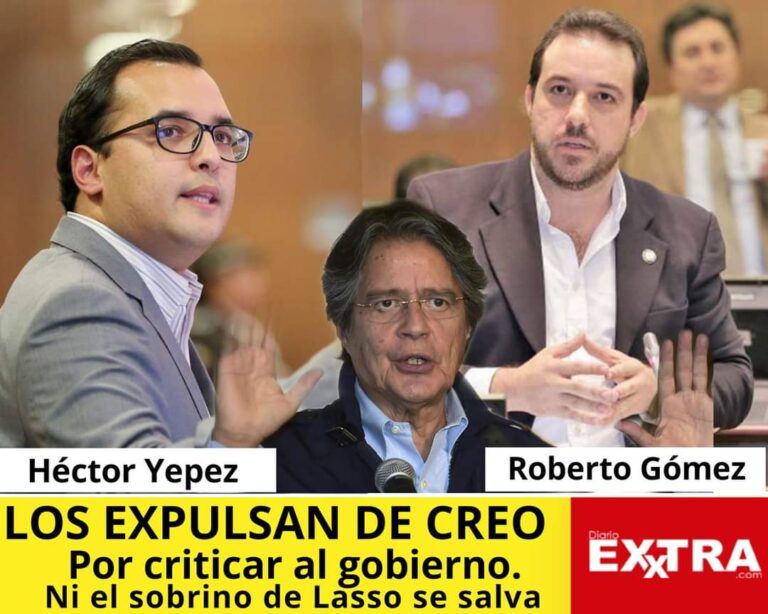Expulsan de Creo a Roberto Gomez y Héctor Yepez