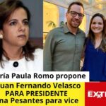 Maria Paula Romo ex ruptura Juan Fernando Velasco presidente construye ecuador