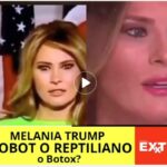 Melania Trump Baron Trump Donald Trump conspiracy reptilians robot reptilianos