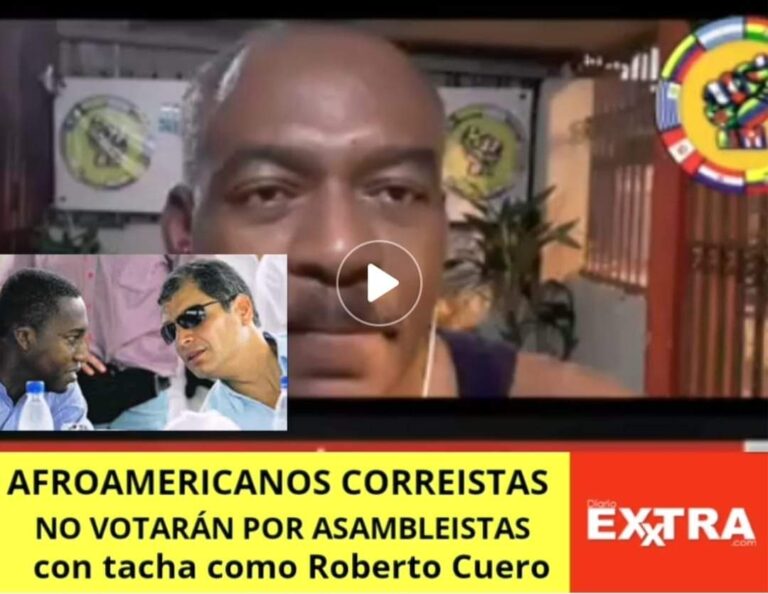Roberto Cuero asambleista correismo corrupción comisarias correistas afroamericanos