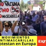 movimientos antimascarillas España Europa 5G vacunas covid