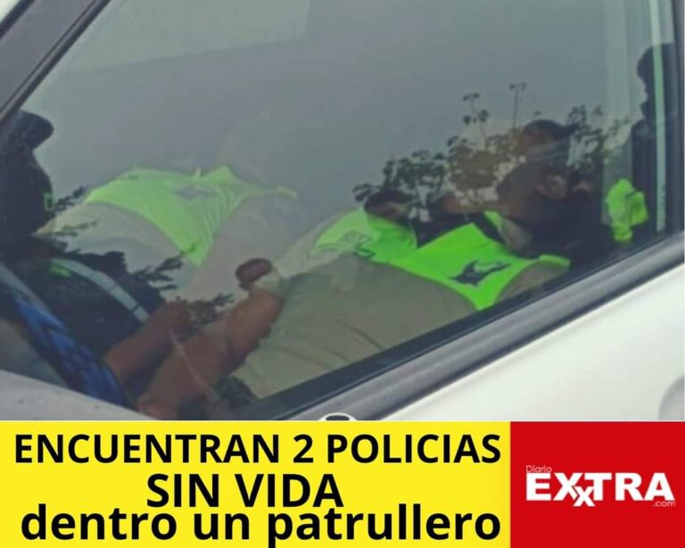 policías muertos en Guayaquil patrulla