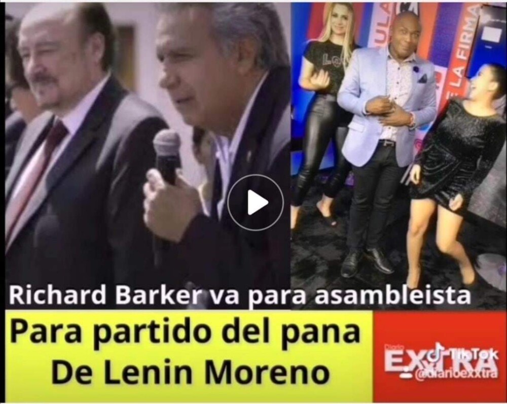 Democracia Si Gustavo Larrea Lenin Moreno Richard Barker