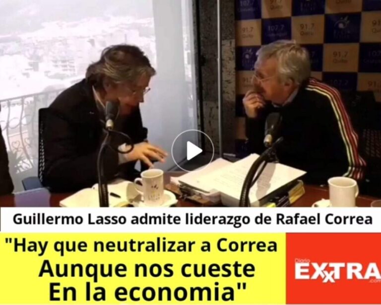 Guillermo Lasso Rafael Correa Elsa Viteri elecciones