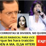 Maria Elsa Viteri Carlos Rabascal Rafael Correa elecciones 2021 Andrés Arauz vice
