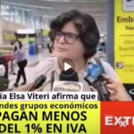 María Elsa Viteri Elecciones 2021 Rafael Correa banca IVA vicepresidente