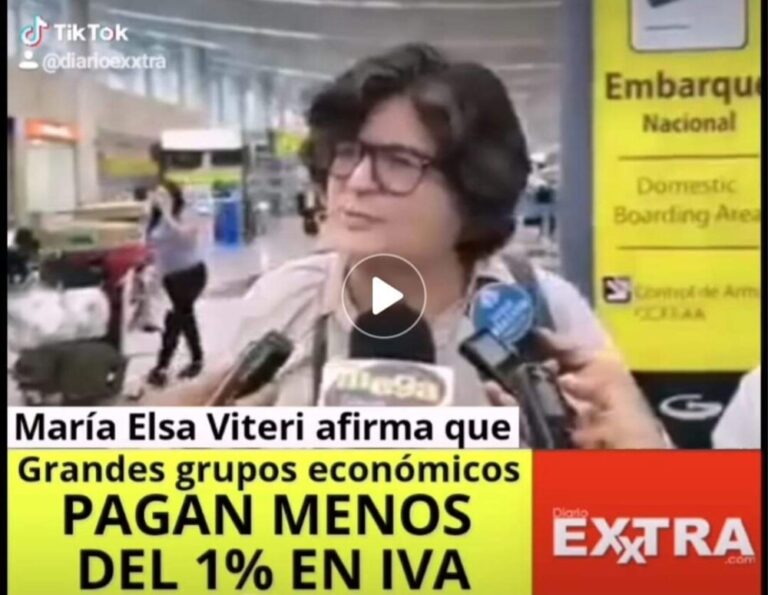 María Elsa Viteri Elecciones 2021 Rafael Correa banca IVA vicepresidente