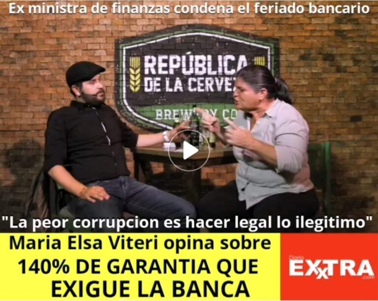 Maria Elsa Viteri ministra de Finanzas elecciones 2021 Rafael Correa Guillermo Laaso