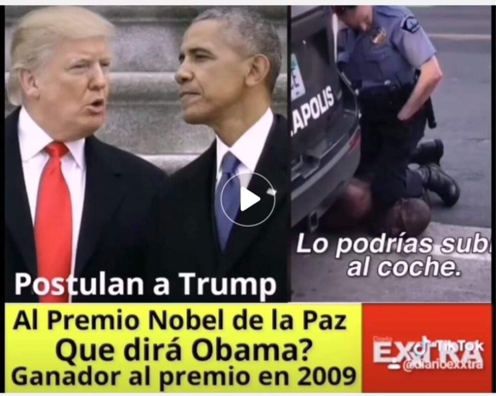 Obama, Donald Trump, Nobel de la paz, George Floyd