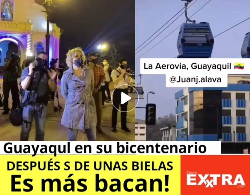 Cynthia Viteri Bicentenario Cervezas Guayaquil fiestas de octubre fiestas